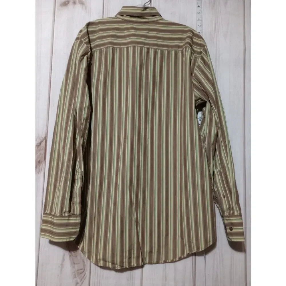 Banana Republic Shirt Mens Large‎ Striped Button Up Long Sleeve Casual Workwear